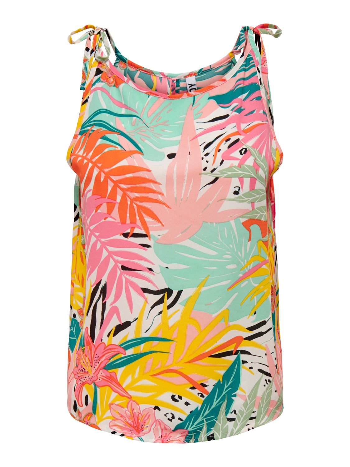 Relaxed Fit O-Neck Top