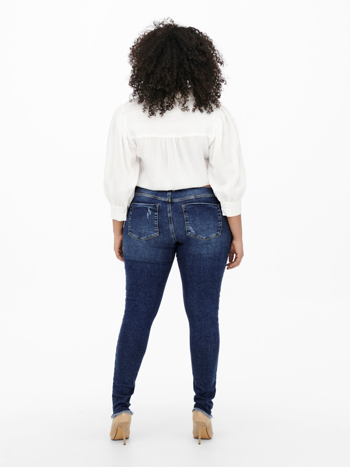Curvy CARGuci reg dest Skinny fit jeans