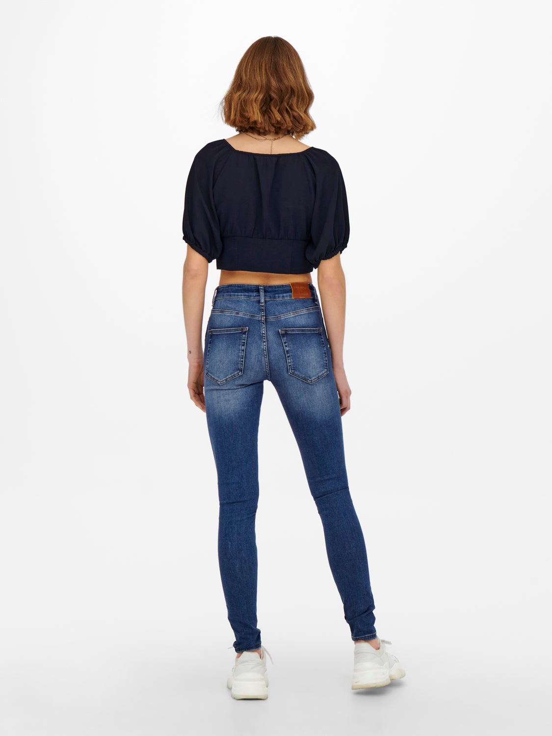 Solid colored crop Top