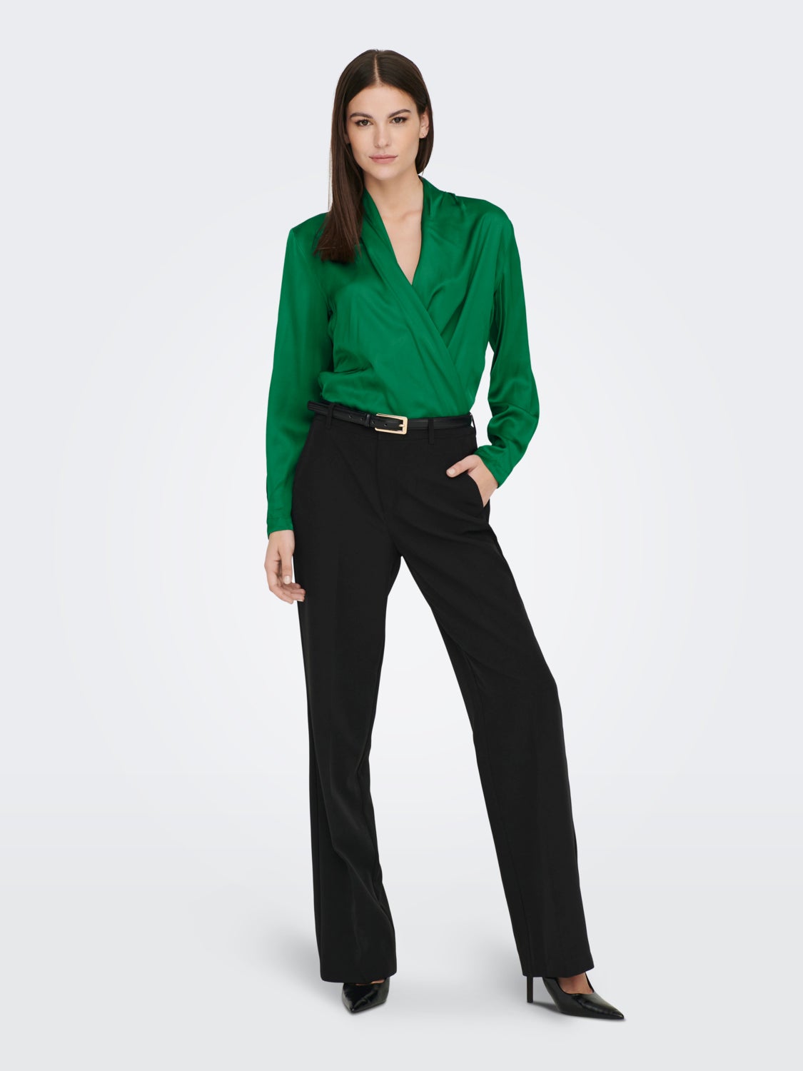 Wrap Long Sleeved Top