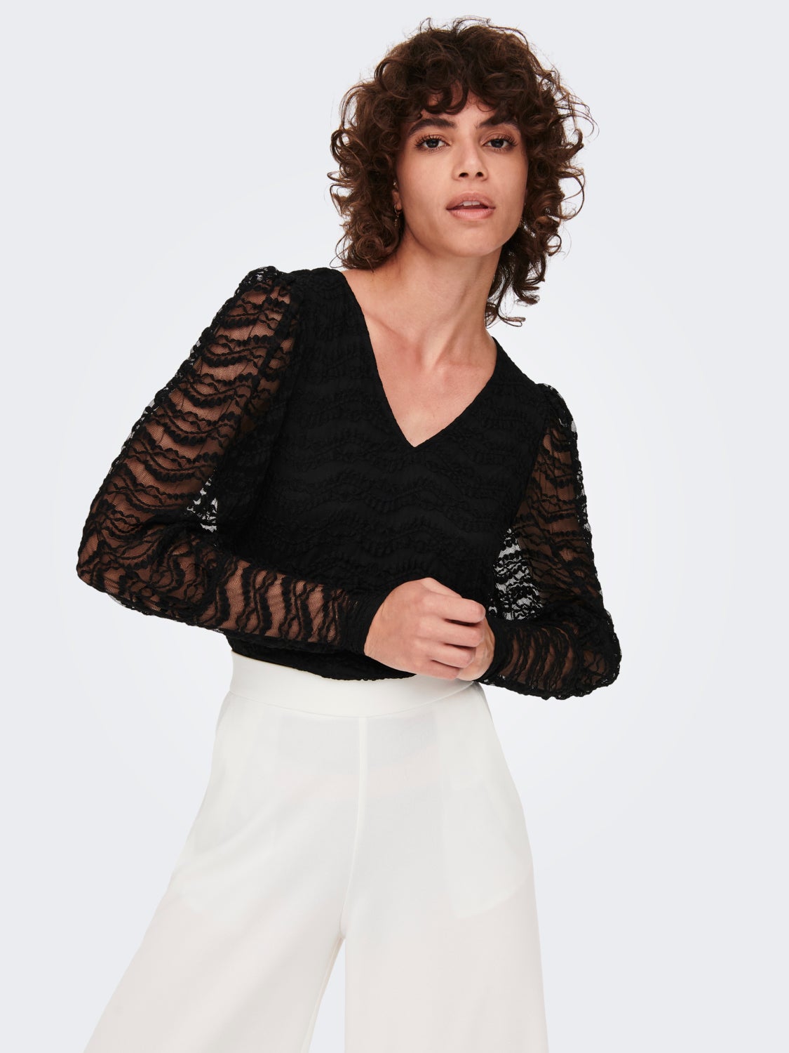 Lace Long Sleeved Top