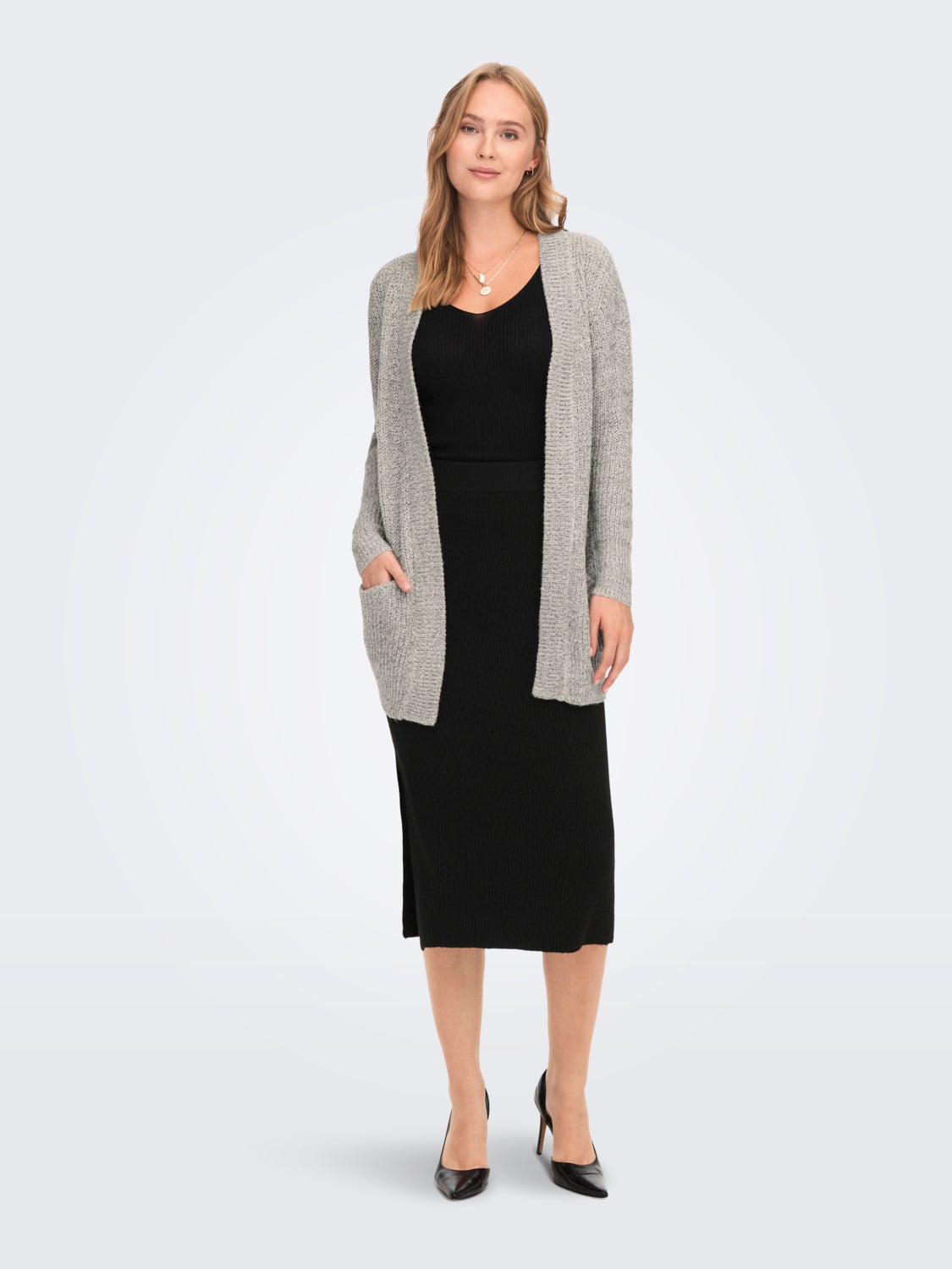 Long Knitted Cardigan