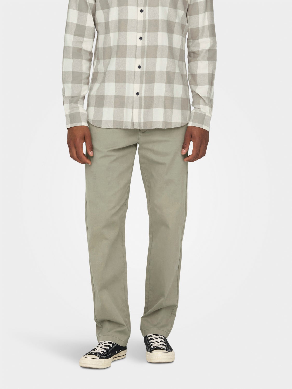 Loose Fit Mid rise Trousers