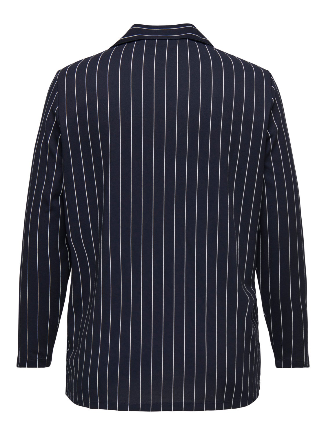 Curvy striped blazer