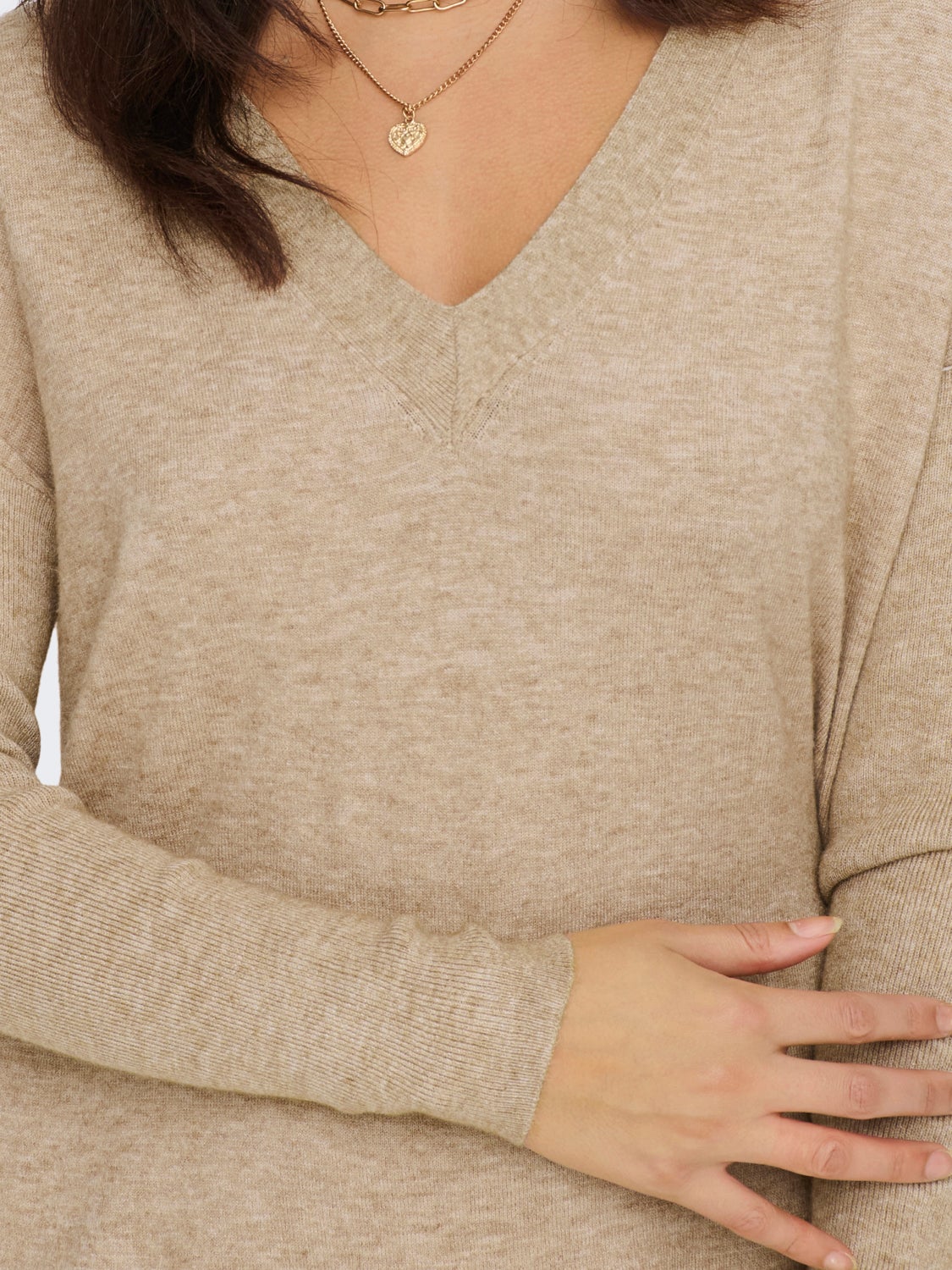 Regular Fit V-Neck Long dress