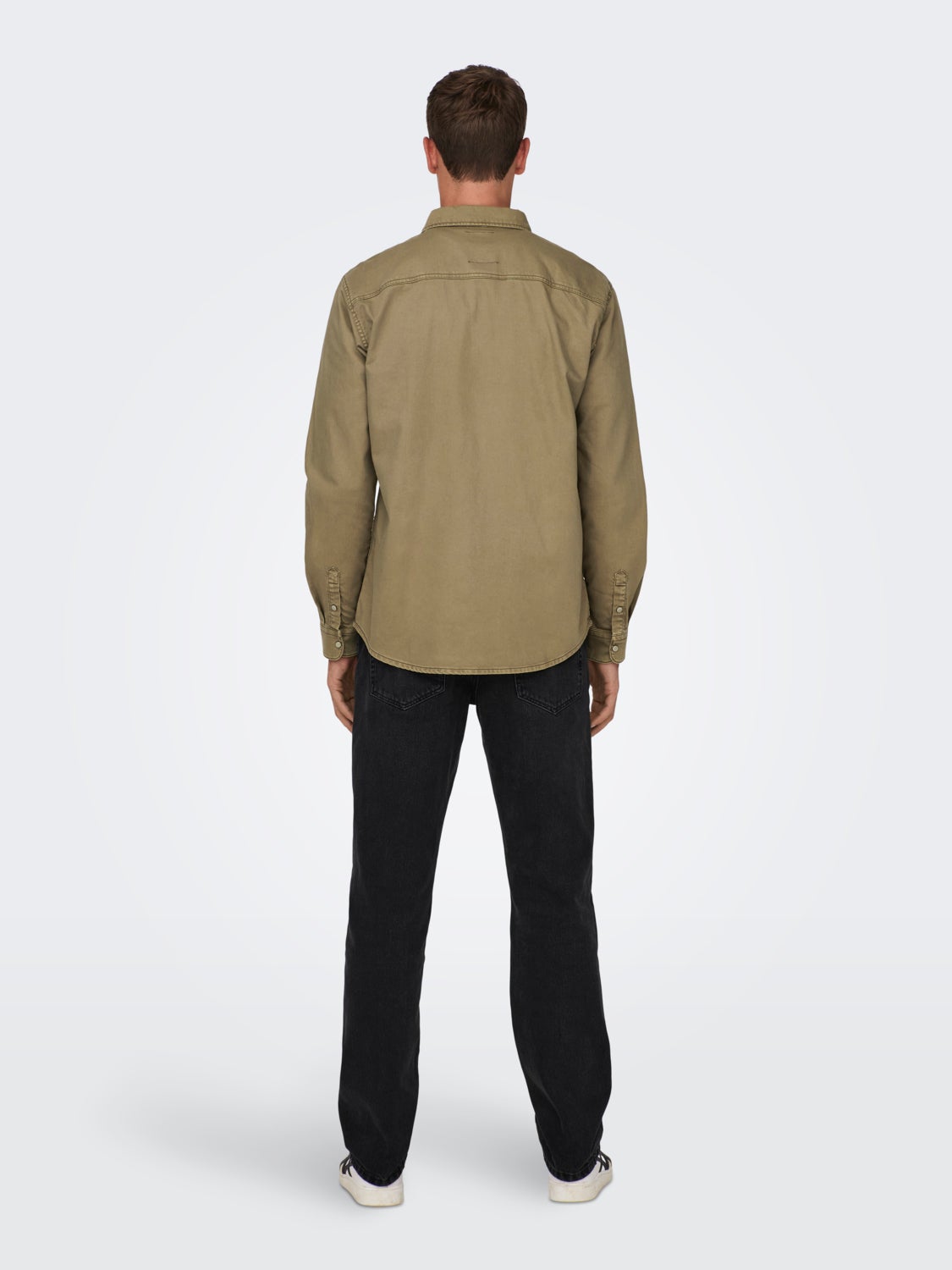 Denim shirt with chest pockets