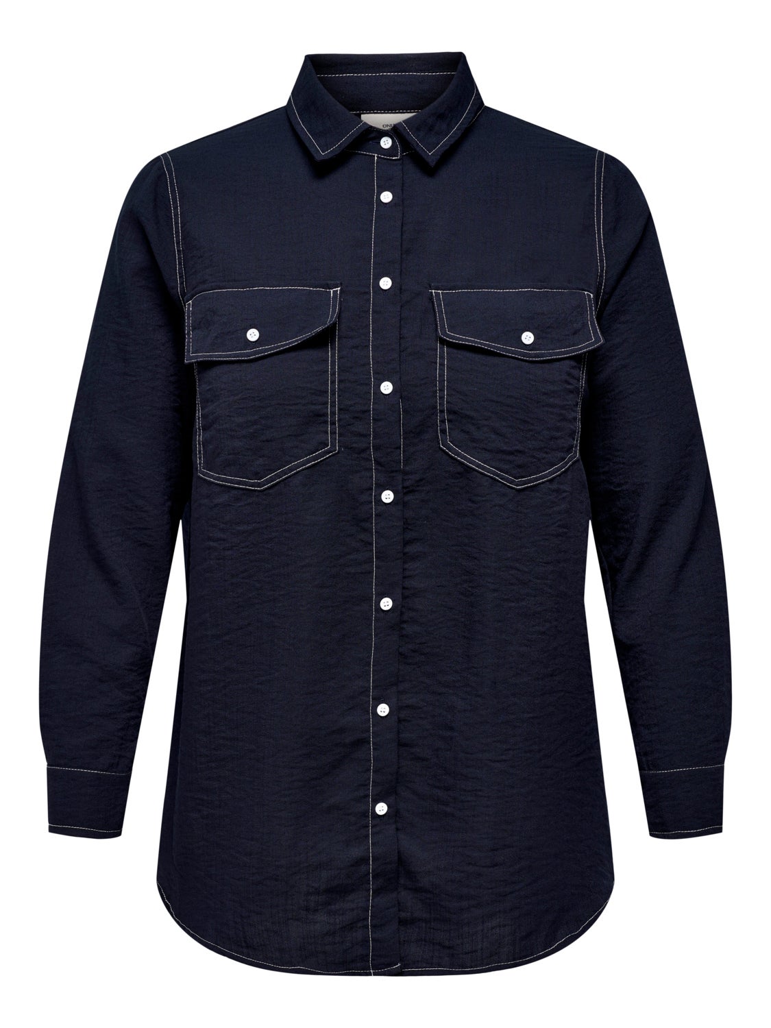 Curvy long sleeve shirt