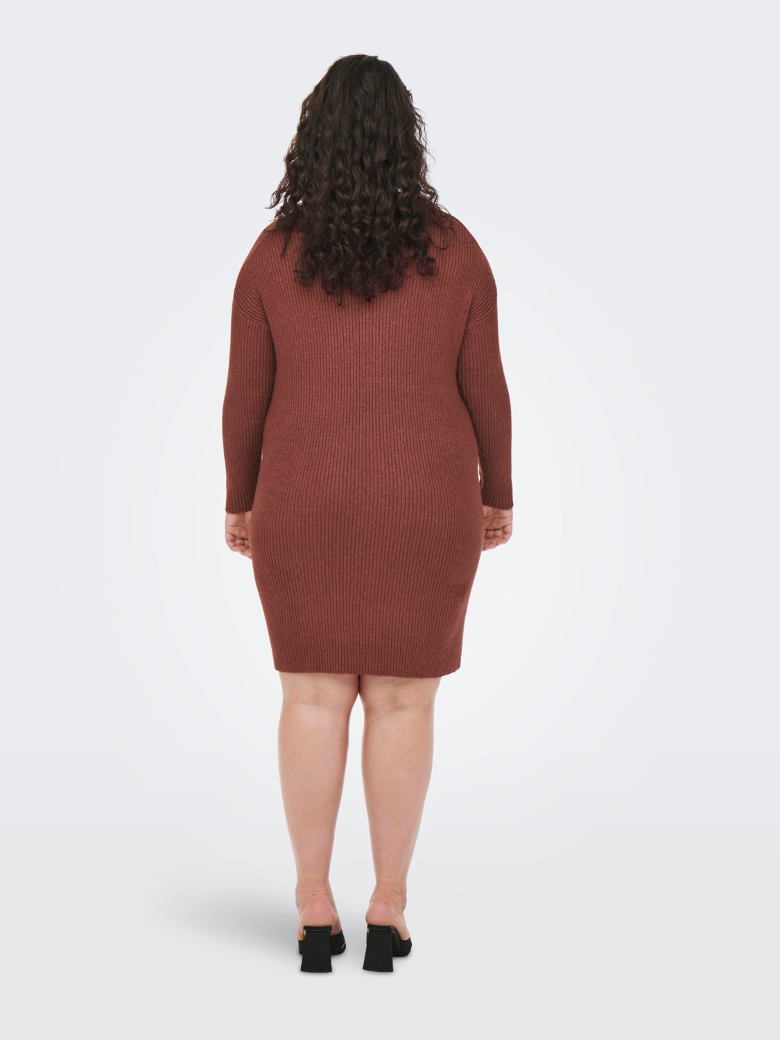 Curvy long sleeved Knitted Dress