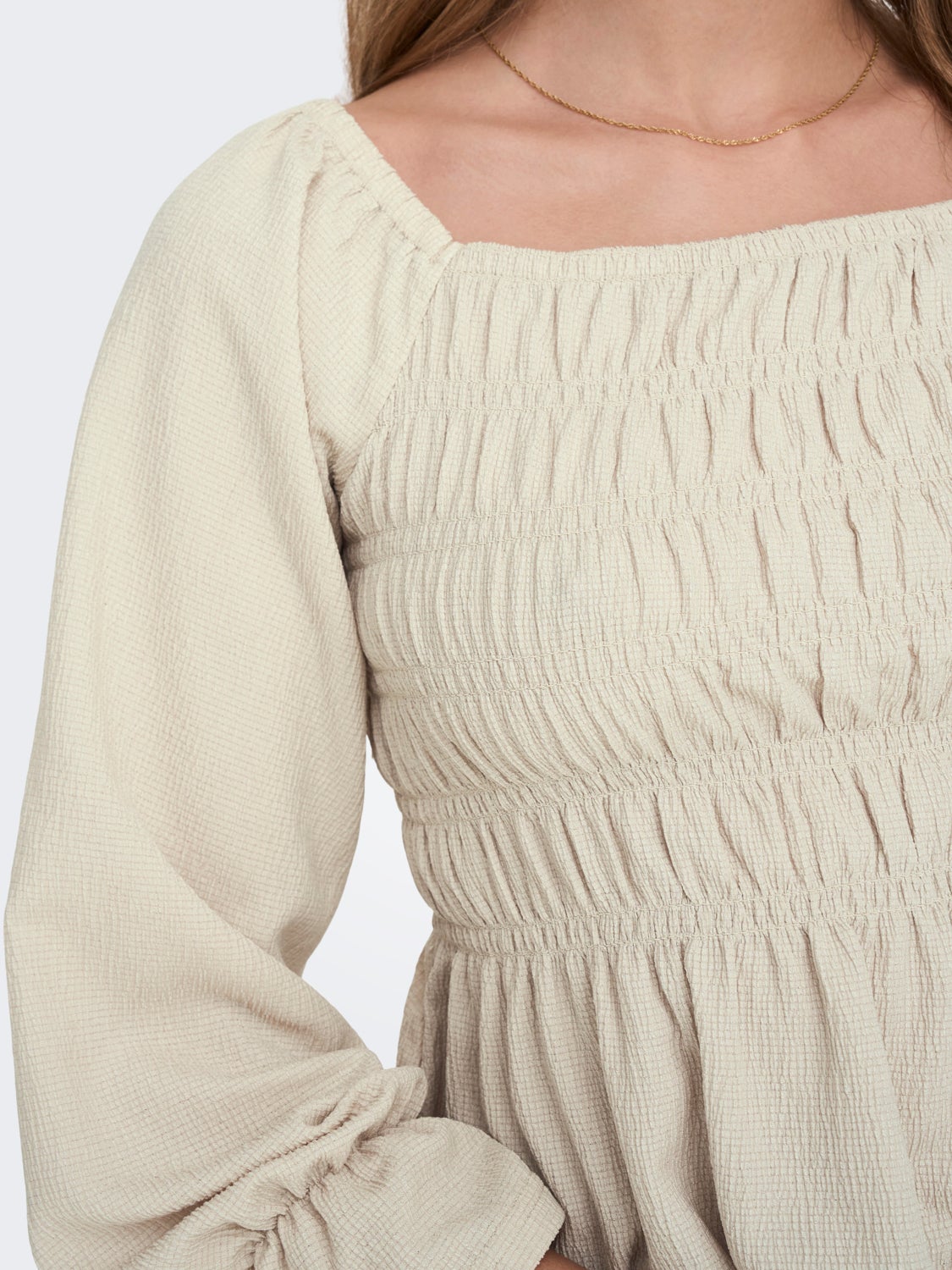 3/4 Sleeves Smock Top