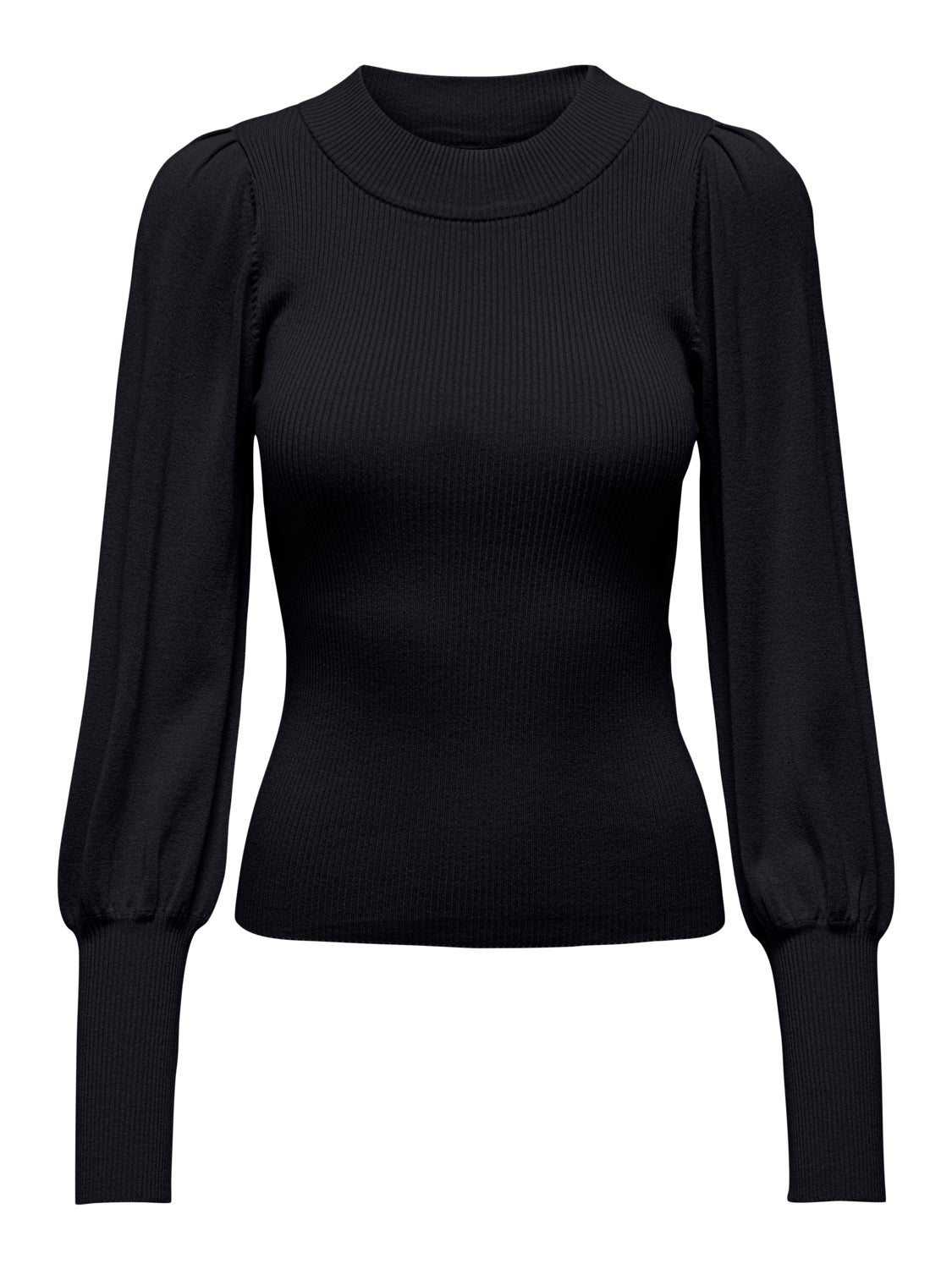 Ballon sleeve knitted top