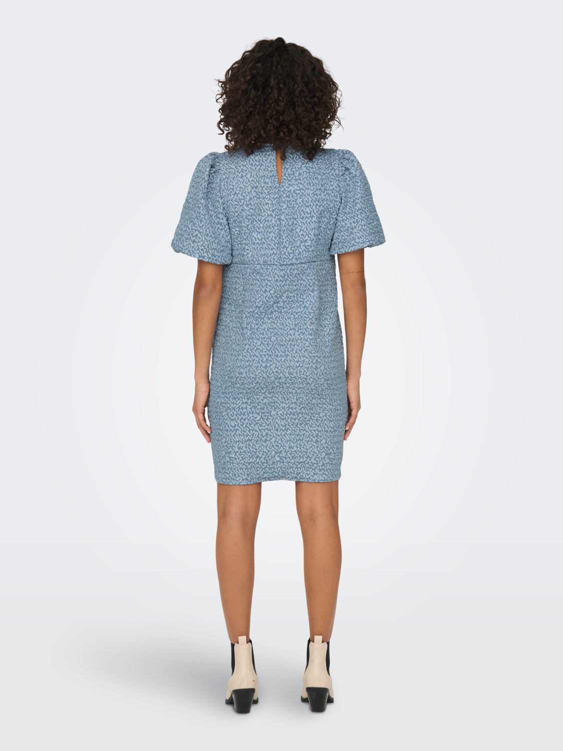 Mama puff sleeve dress
