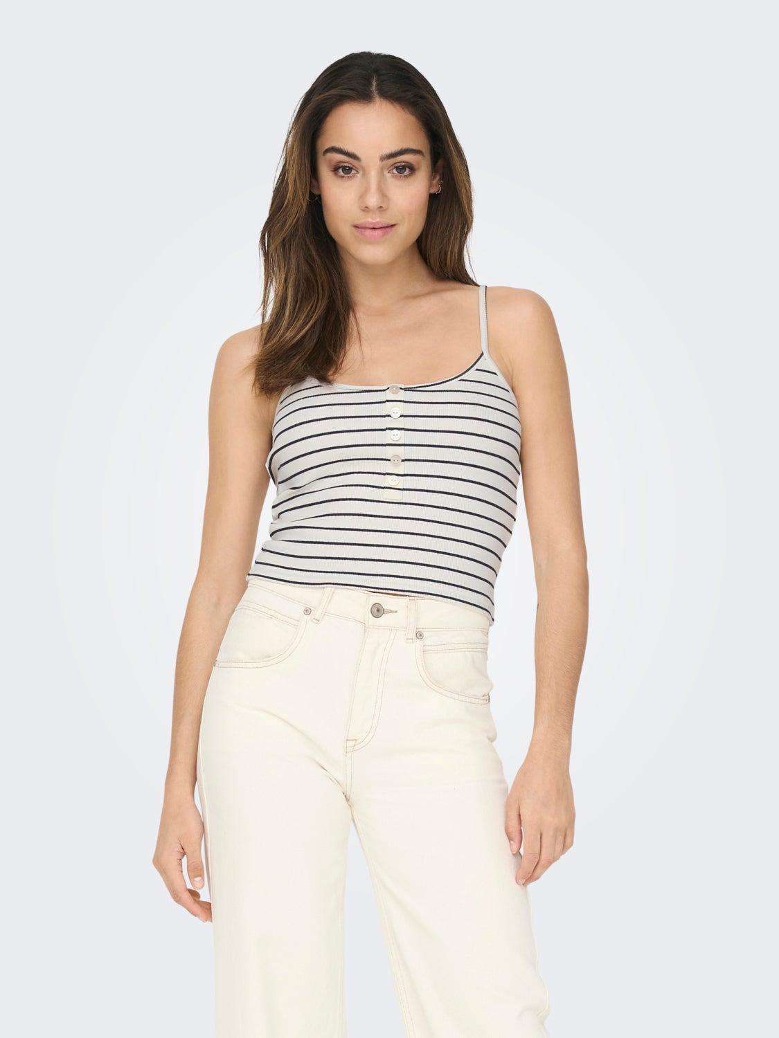 Cropped Button Top