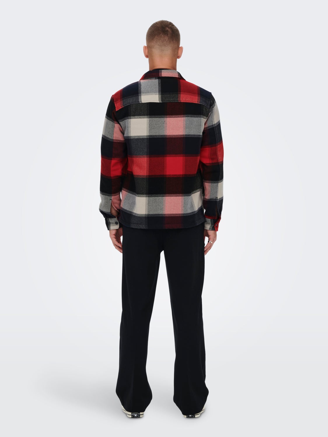 Checked Loose Fit overshirt