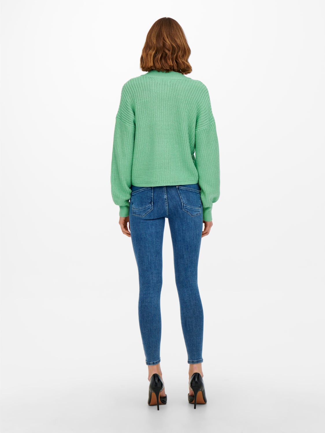 Solid colored Knitted Cardigan