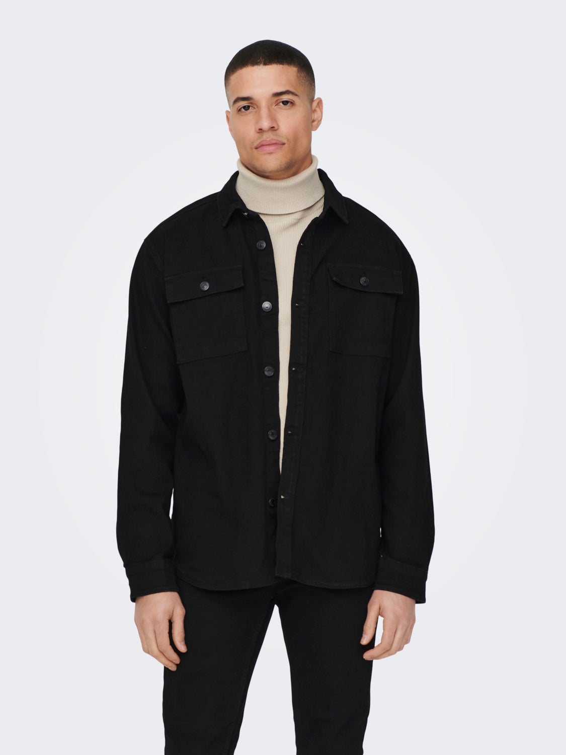 Loose fitted denim jacket