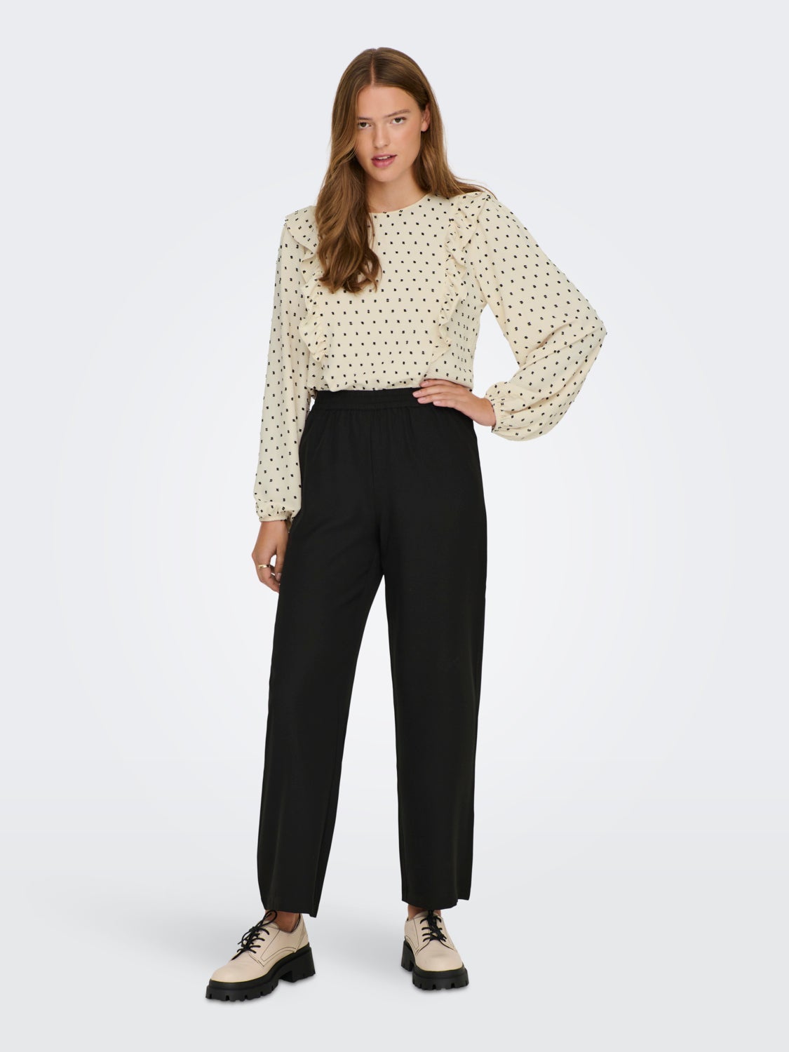 Frill Long Sleeved Top