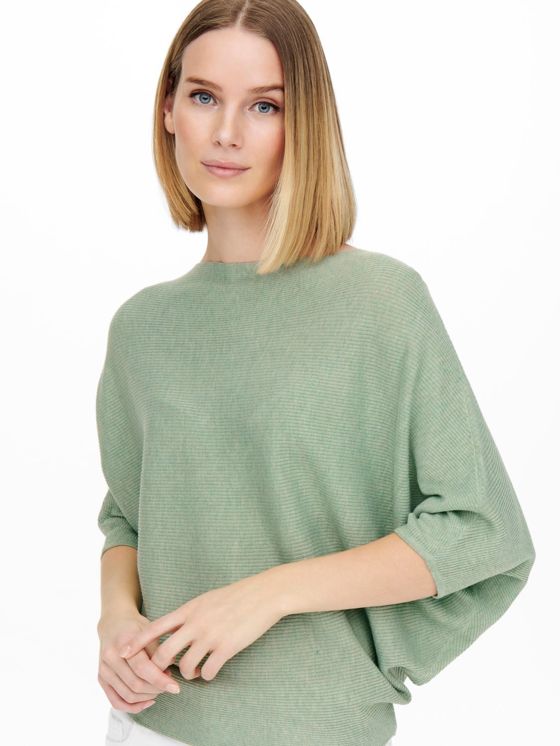 Batsleeve Knitted Pullover