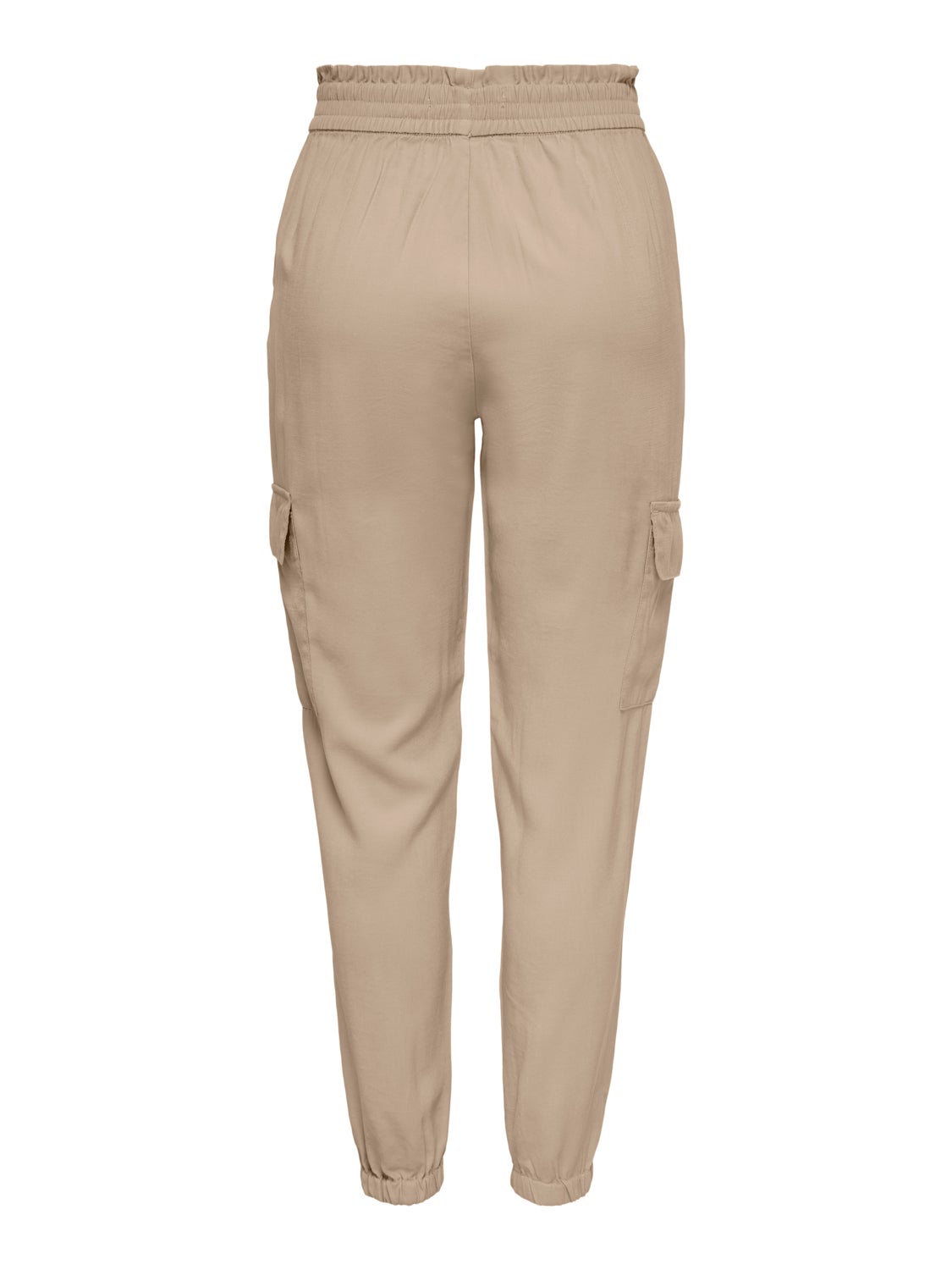 High waisted cargo Trousers