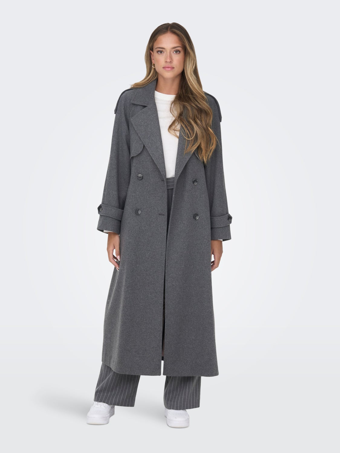 Classic long trench coat