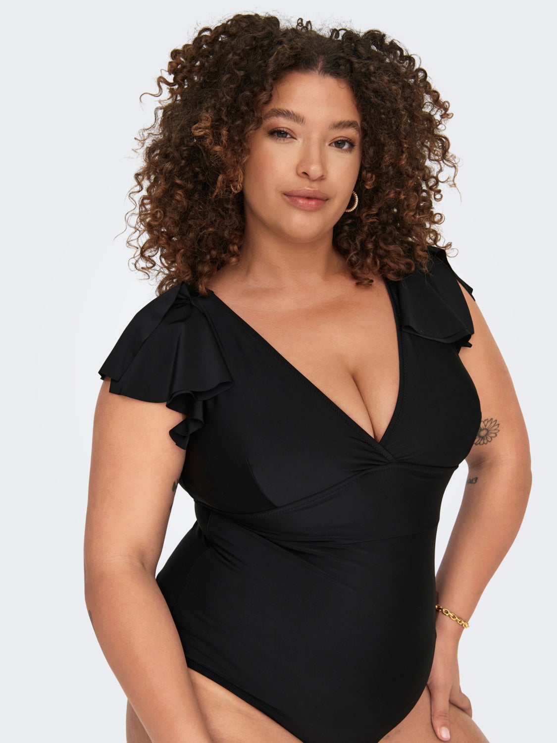 Curvy Ruffle detailed Swimsuit