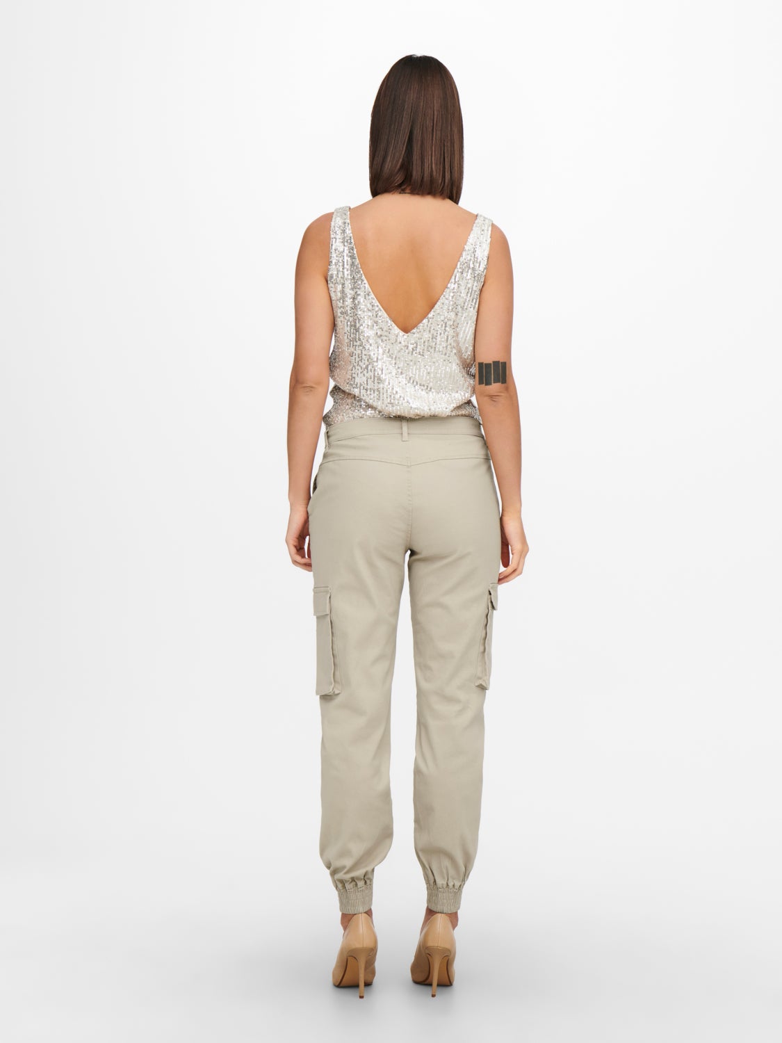 Mid waist Cargo trousers