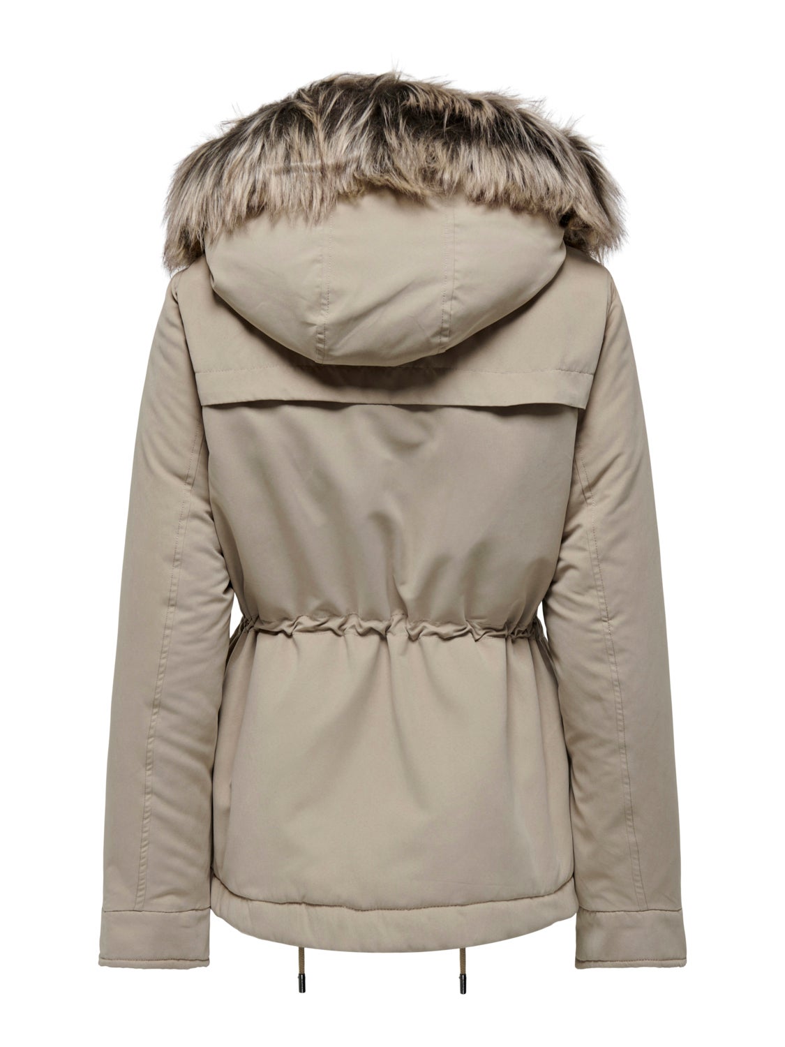 Short hooded parka