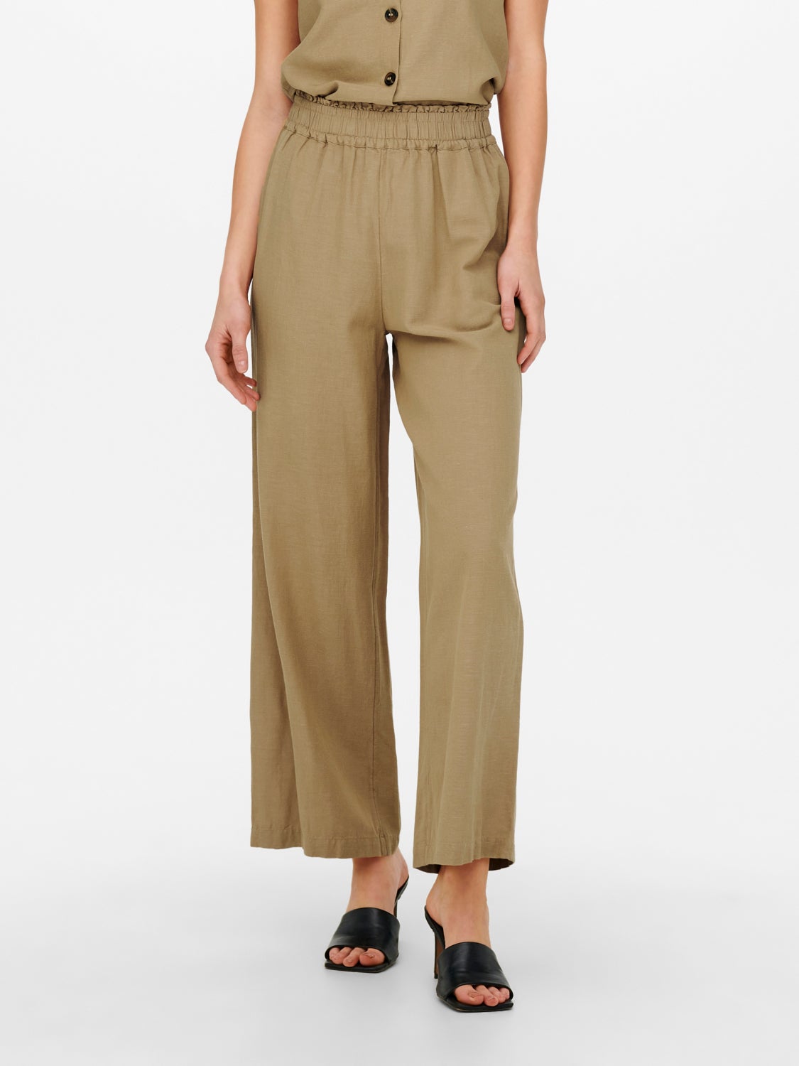 Linen ankle Trousers