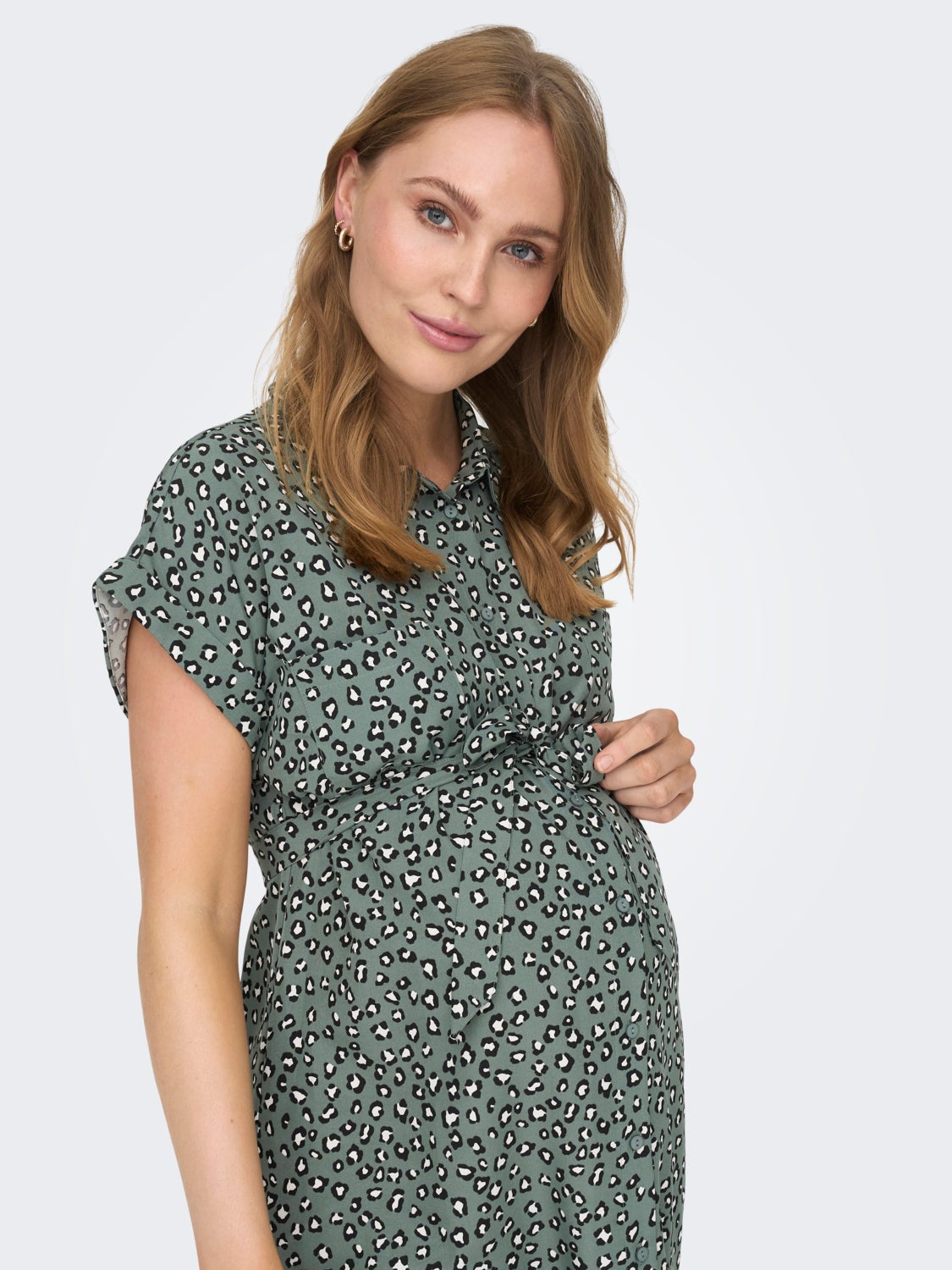 Mama mini shirt dress