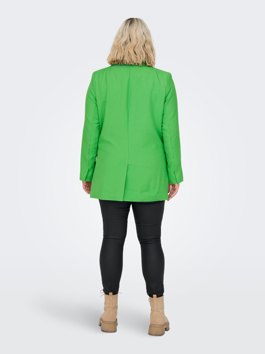 Curvy Solid colored Blazer