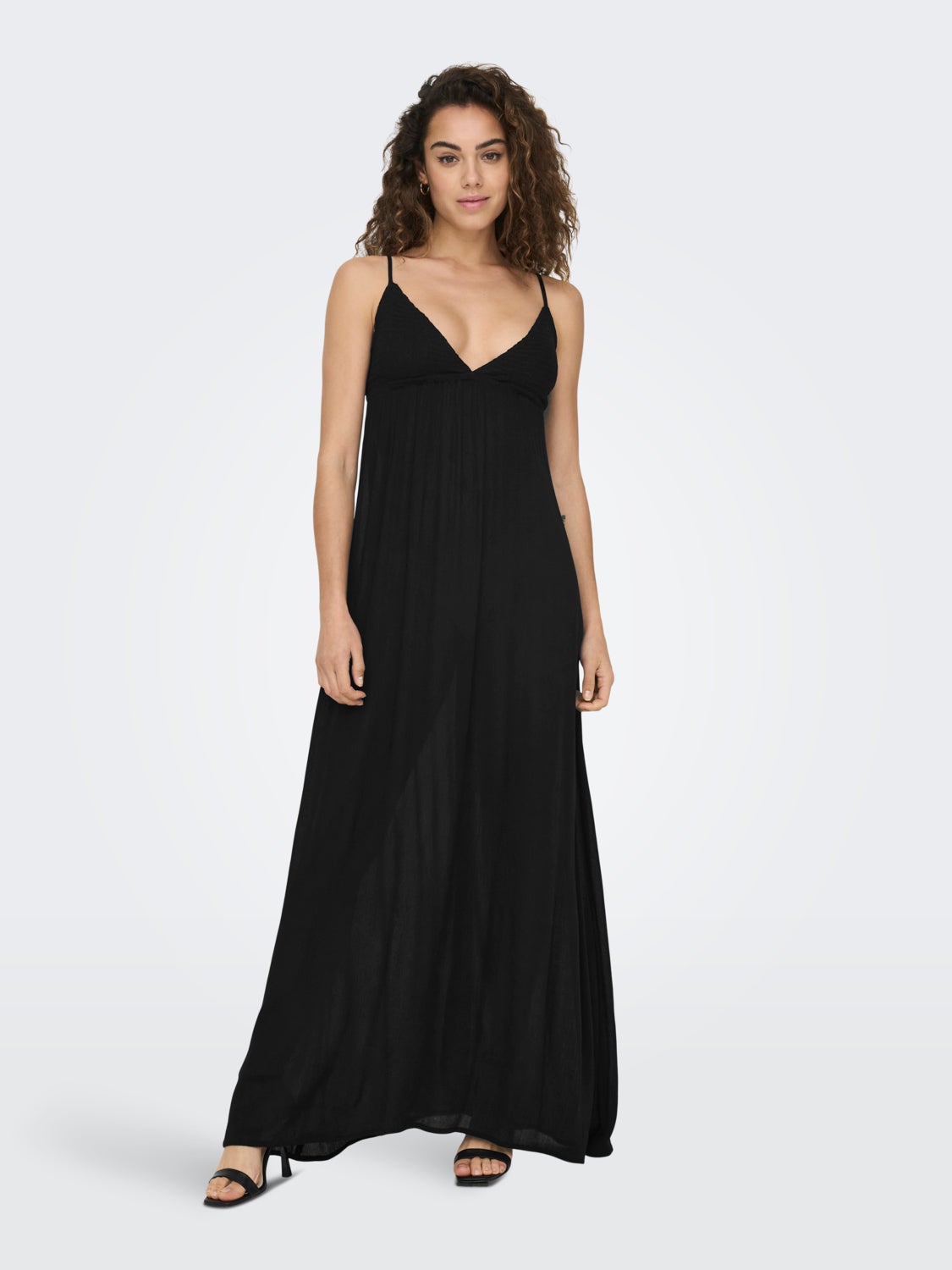 Regular Fit V-Neck Long dress