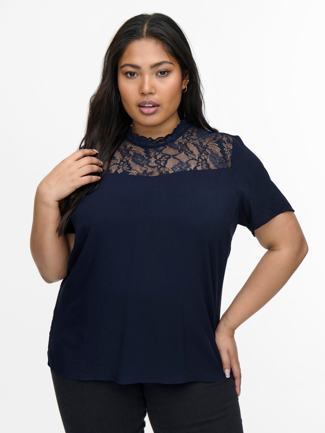 Curvy Lace Top