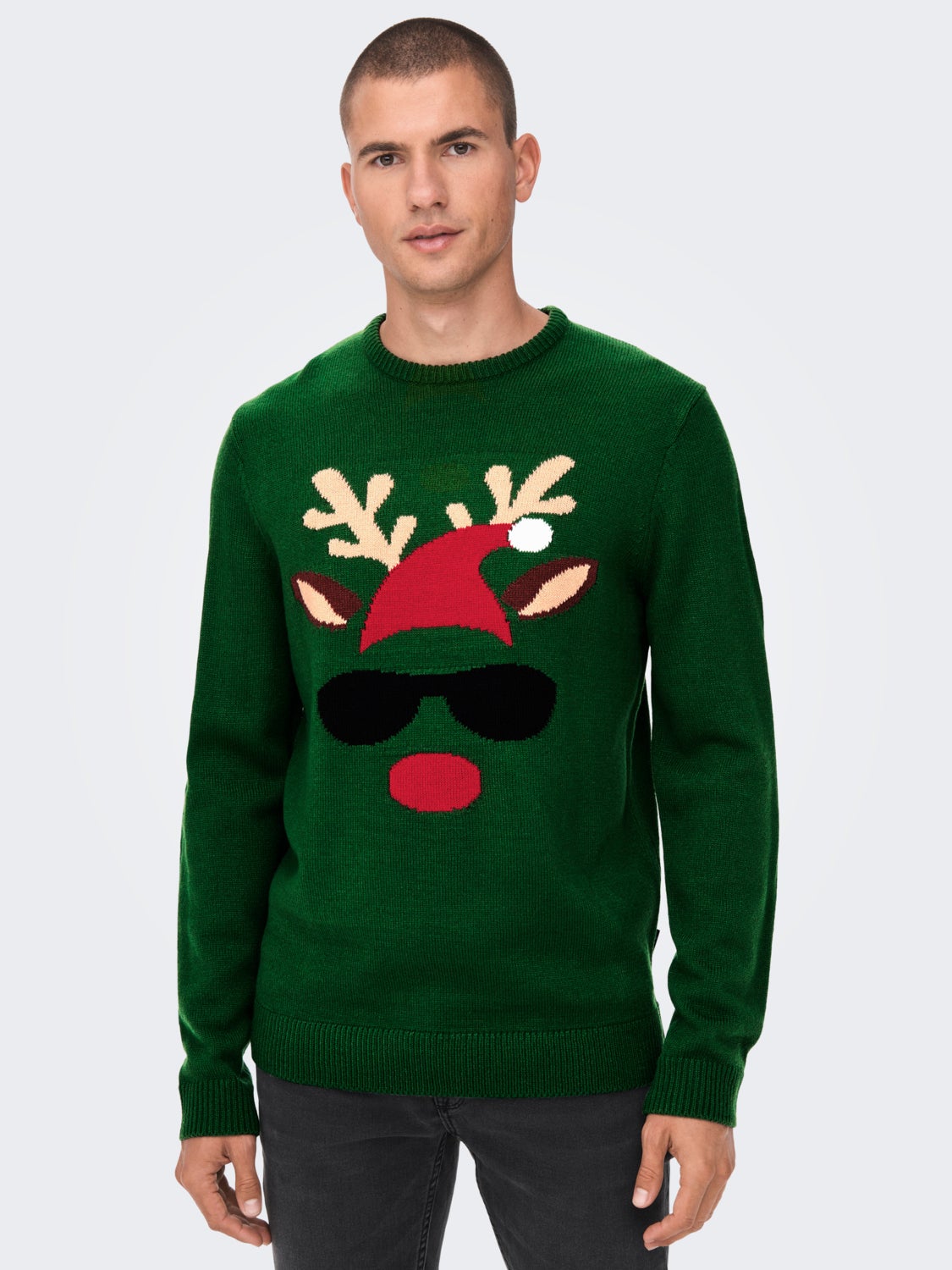 Christmas knitted pullover