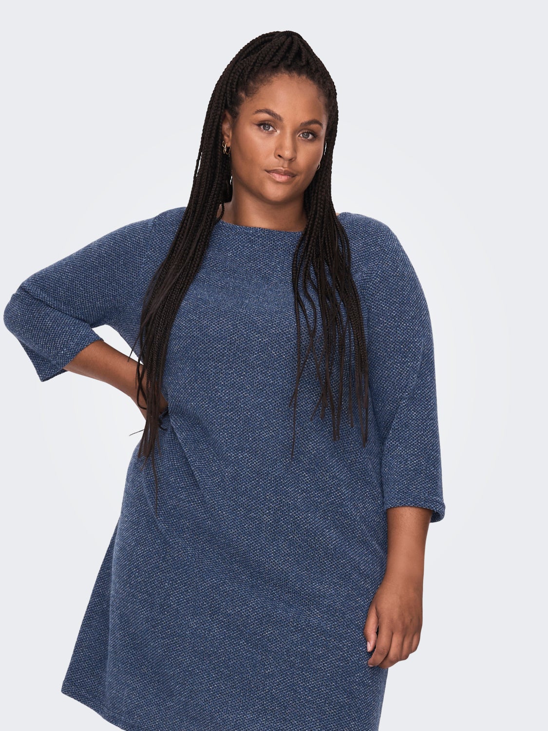 Curvy knee Knitted Dress