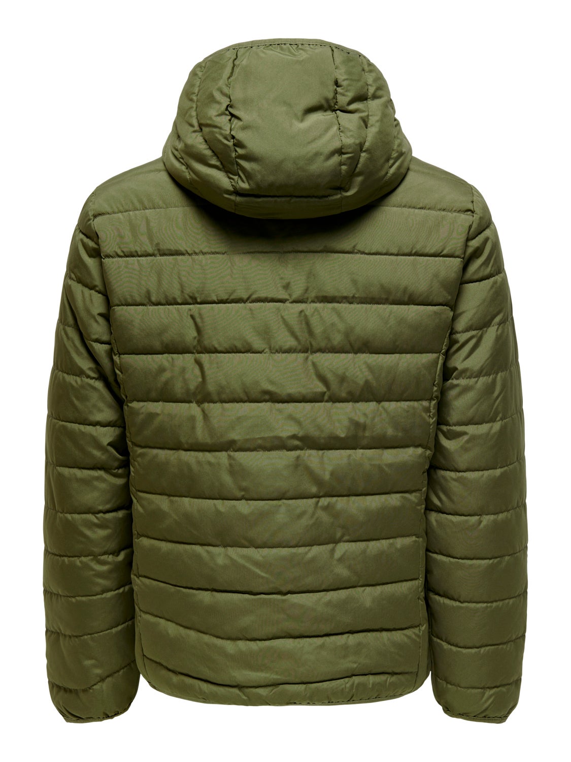 Quilted jacket with hood