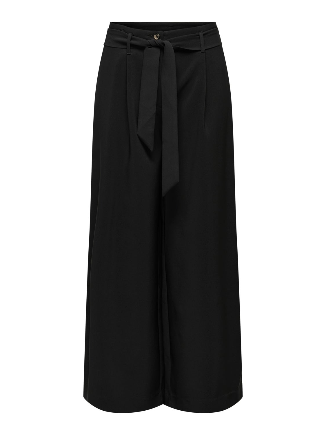 High Waisted Wide Pants With Belt
