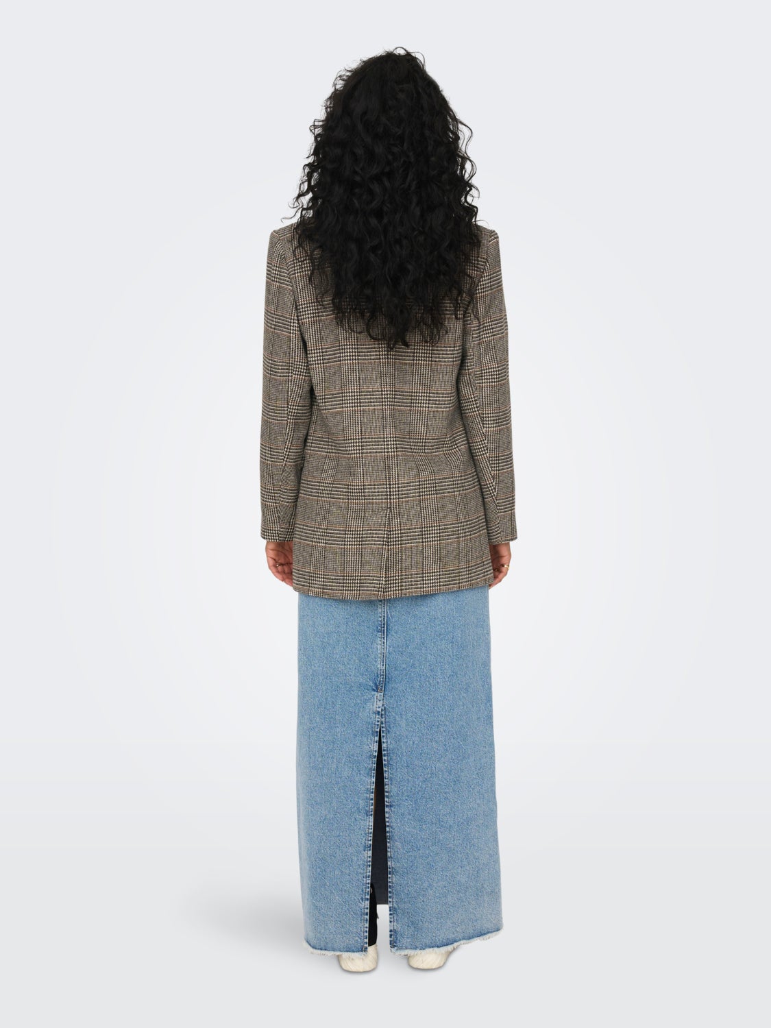 Checked blazer