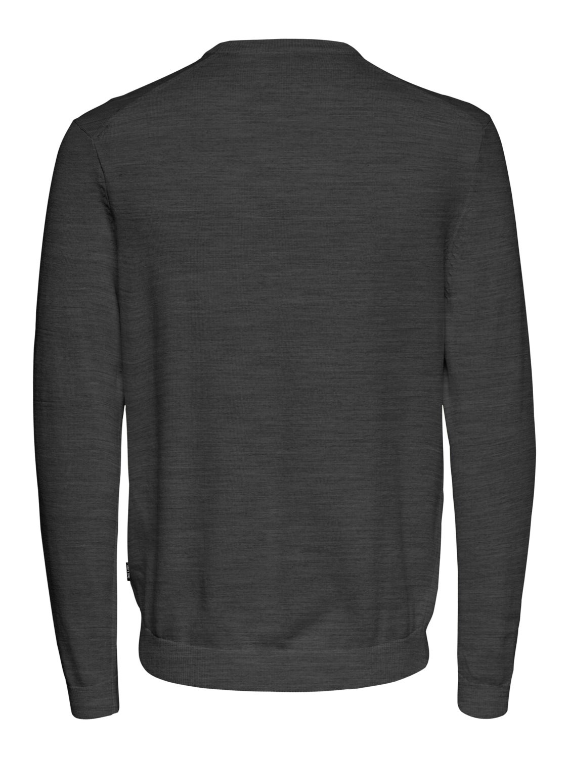 Crew neck knitted pullover