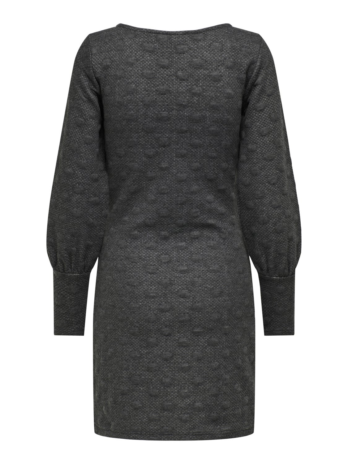 MINI O-NECK DRESS WITH LONG SLEEVES