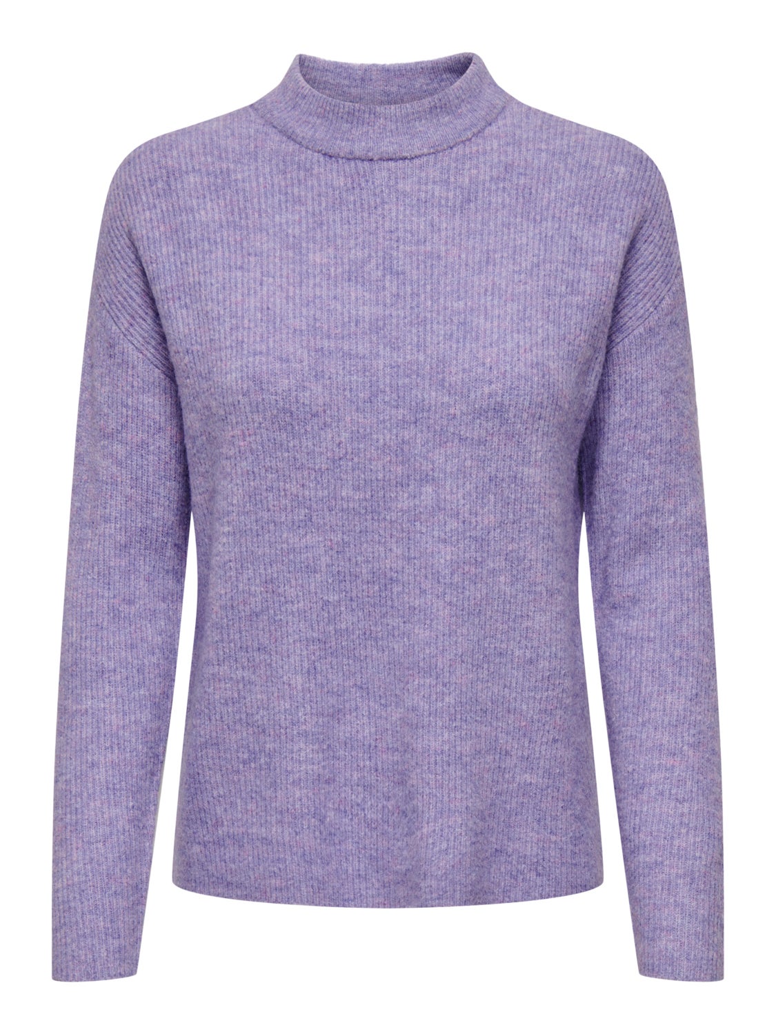 High neck knitted pullover