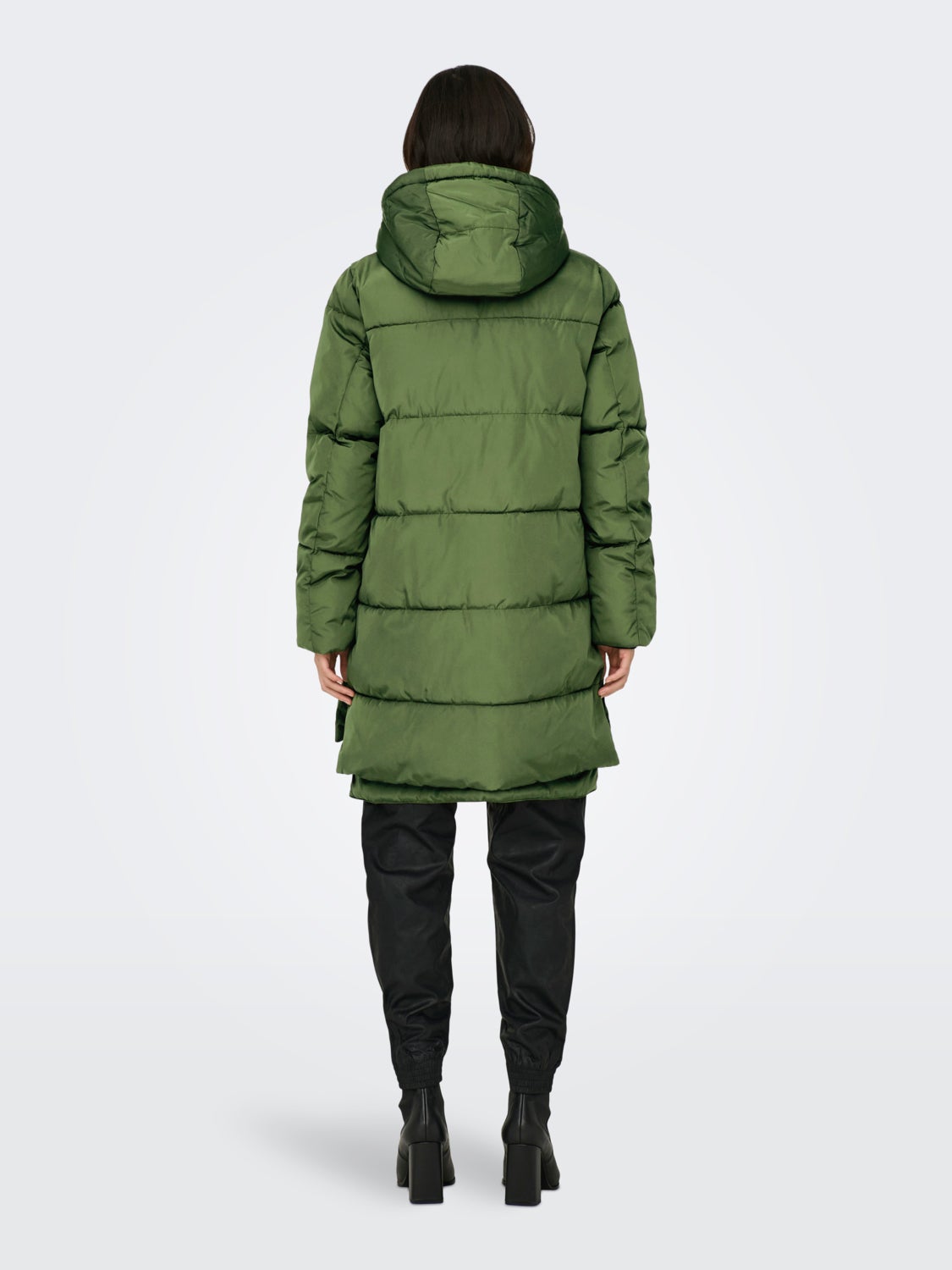 Long puffer coat