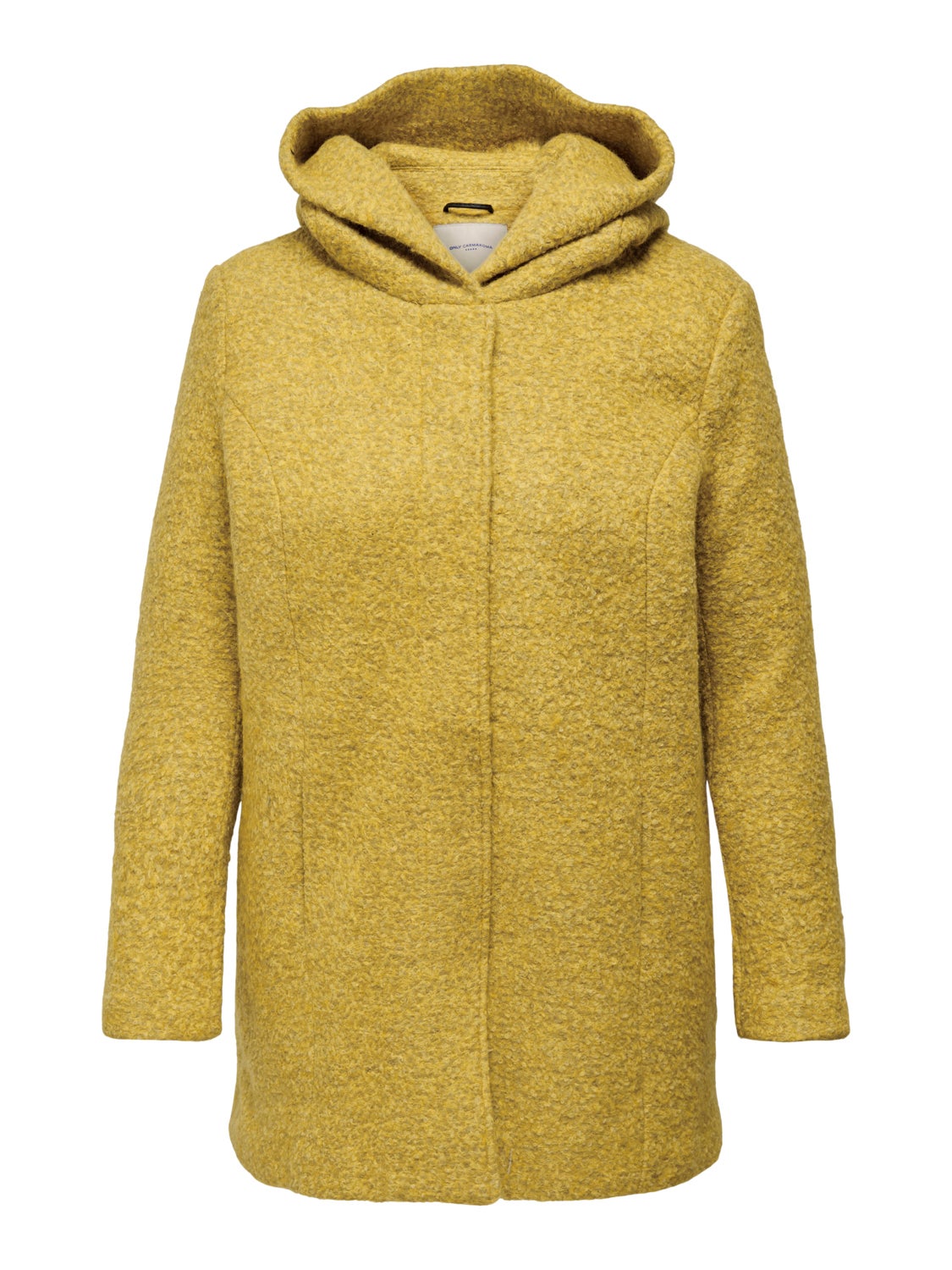 Curvy boucle wool Coat