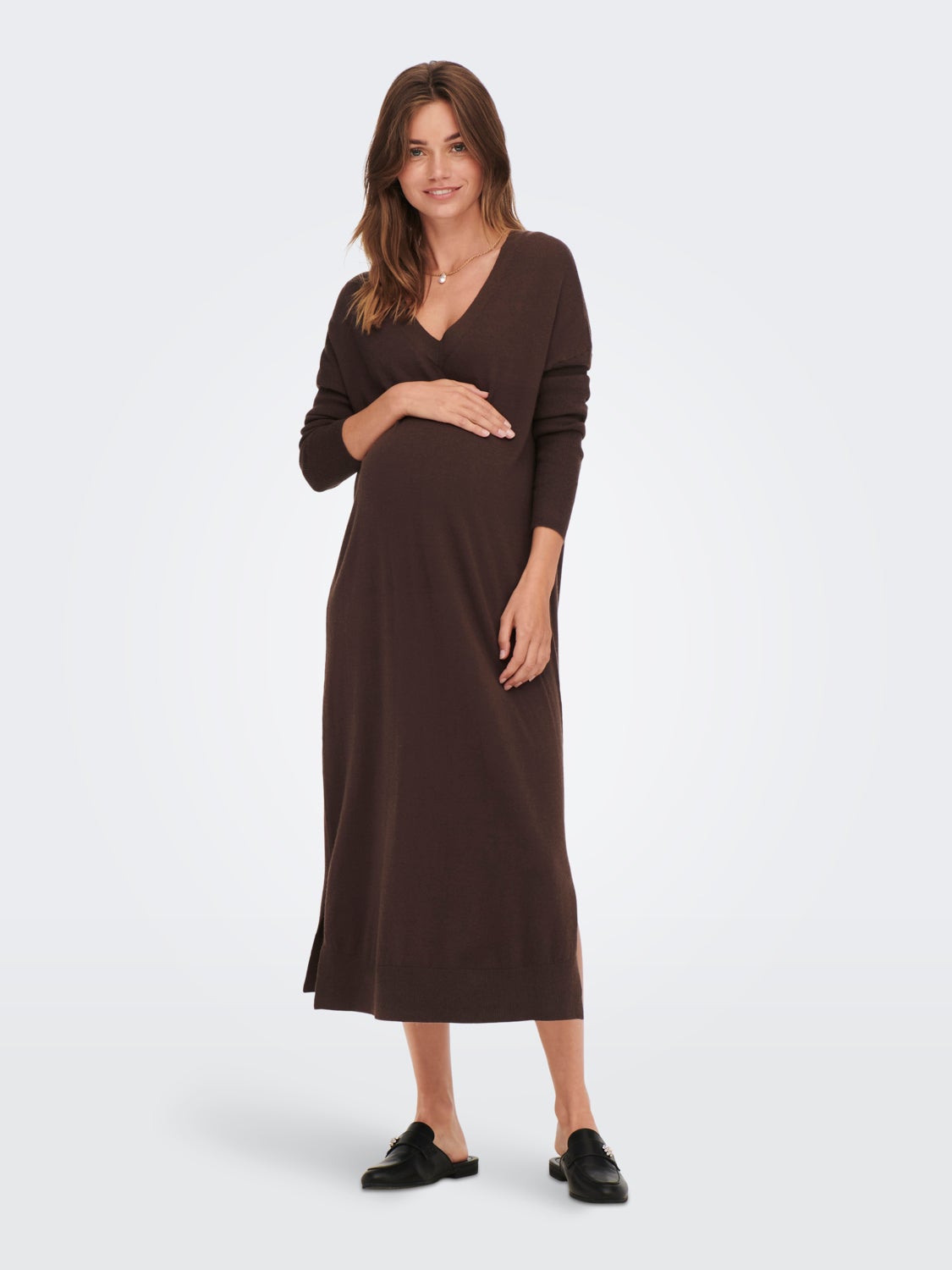 Mama long Long Sleeved dress