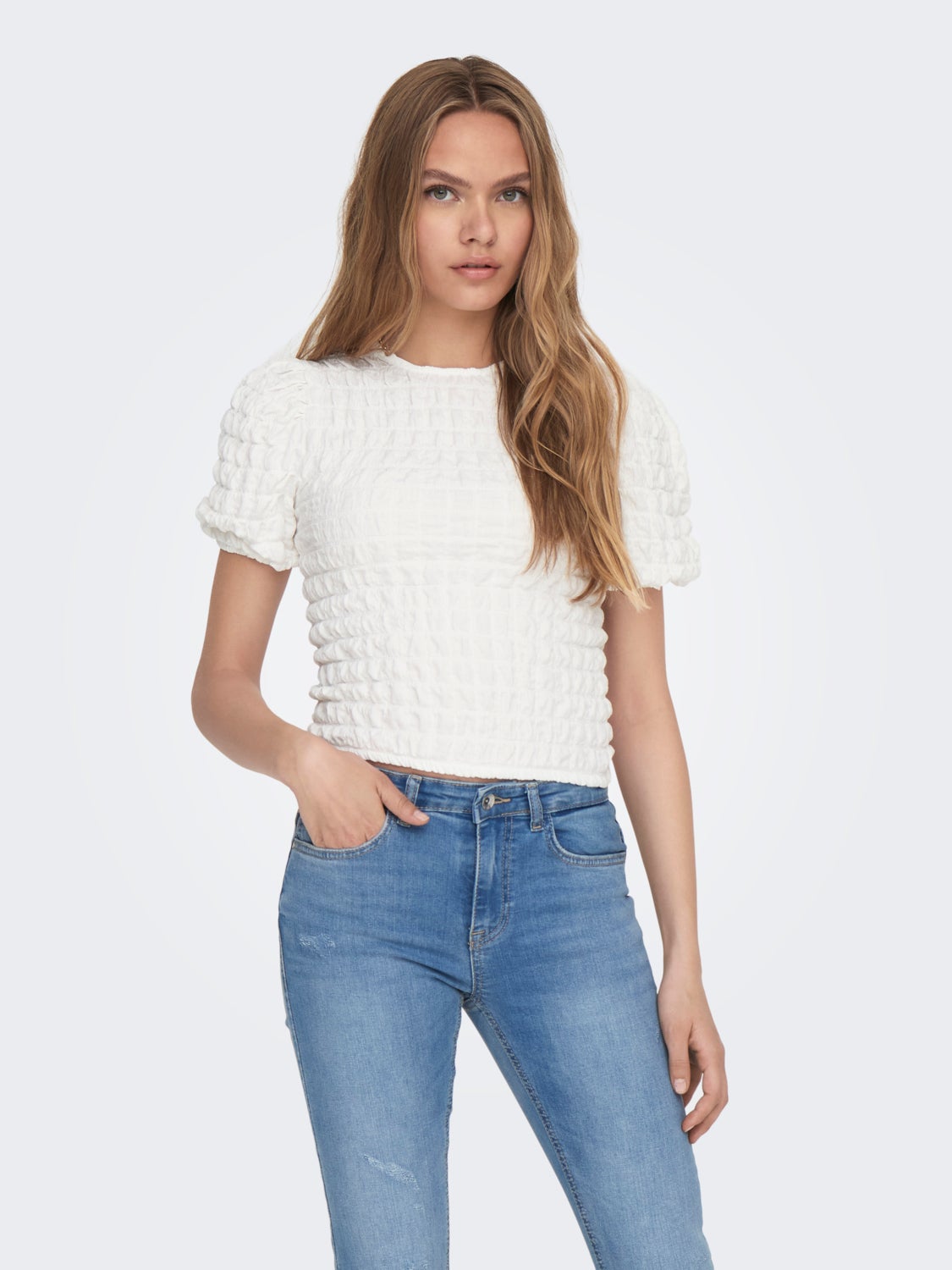 Structured Short Sleeves Top