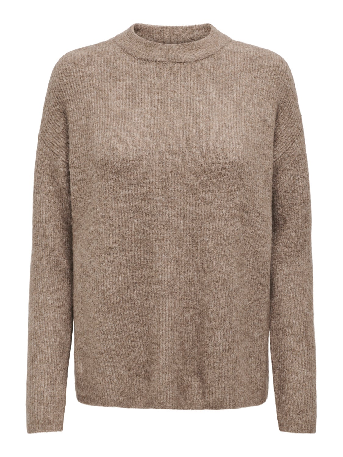 High neck knitted pullover