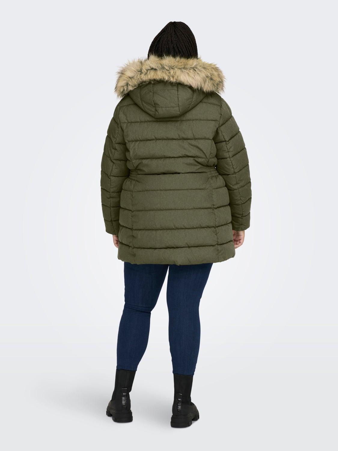 Curvy long Quilted jacket