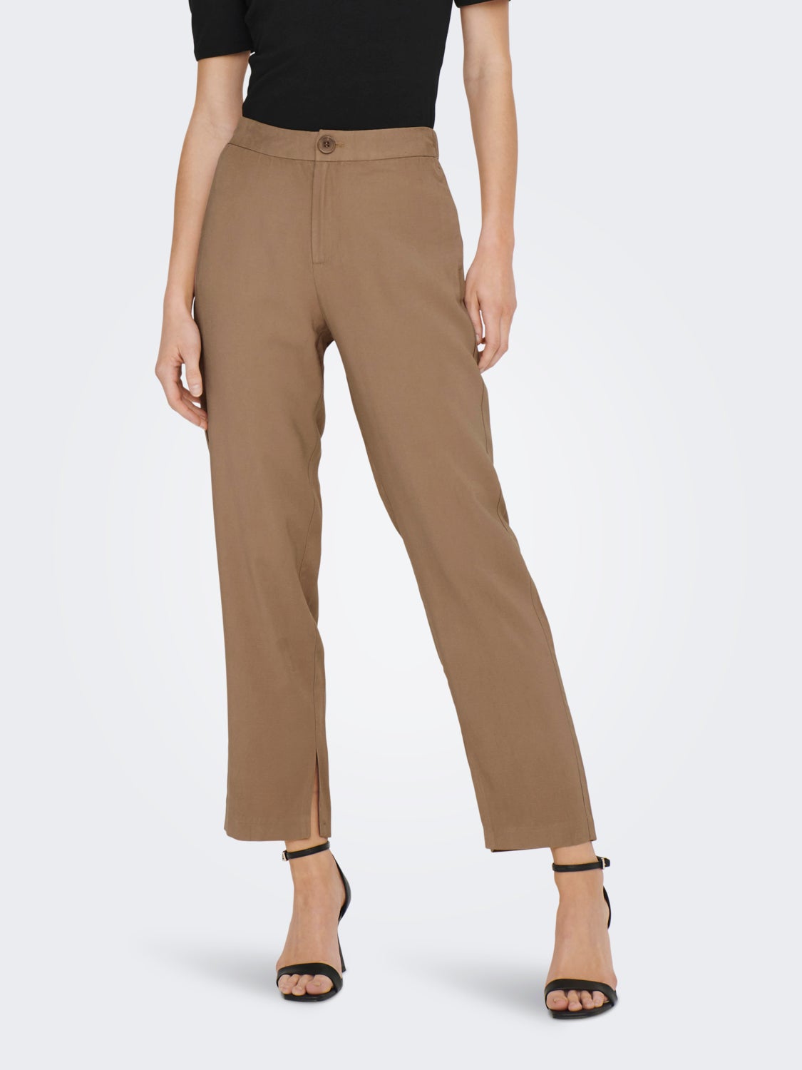 Straight Fit High waist Trousers