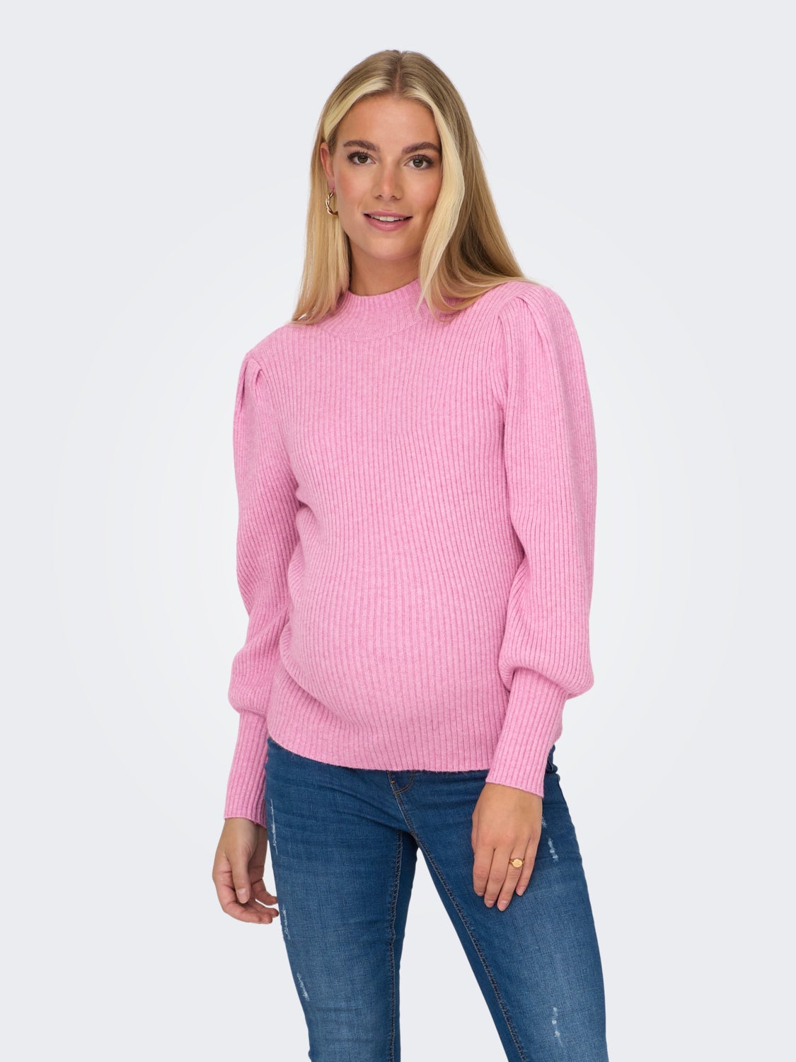 Mama high neck Knitted Pullover