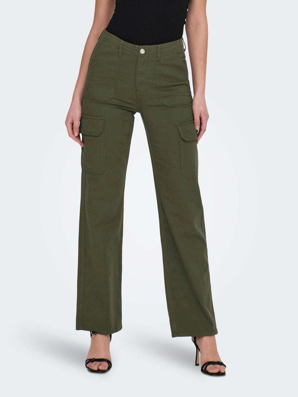 JDYABBY HW WIDE CARGO PANTS WVN
