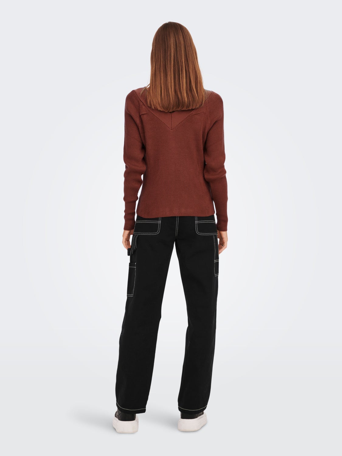 V-neck Knitted Pullover