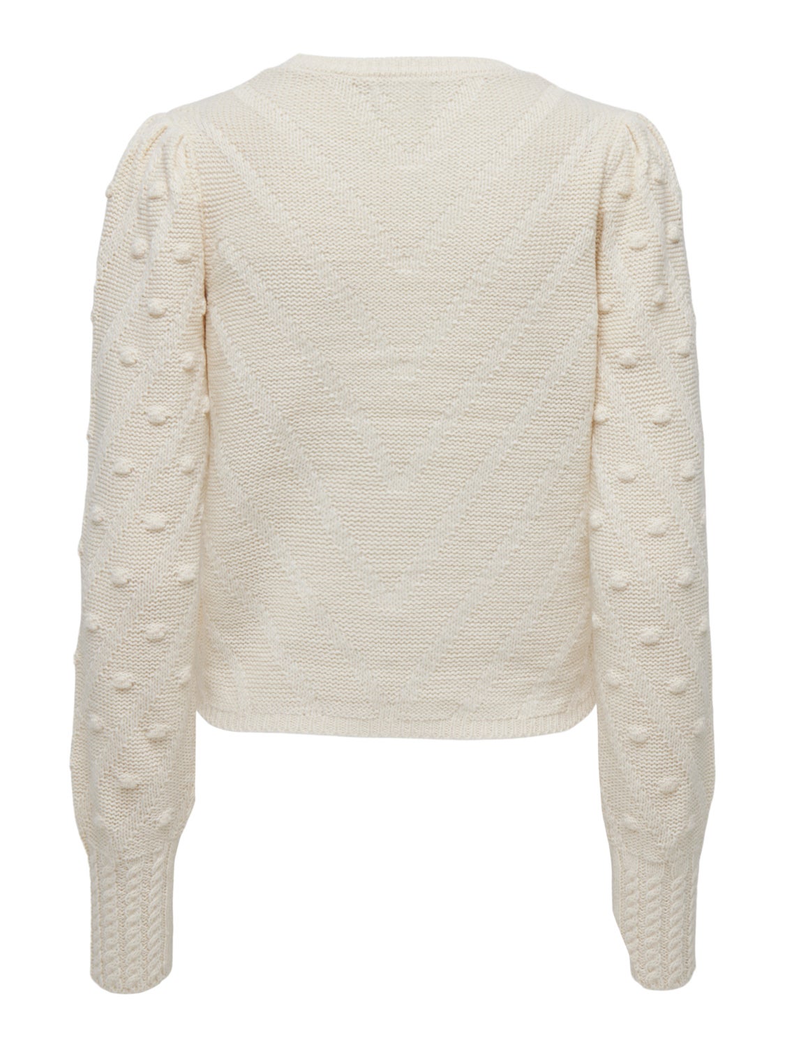 Textured knitted pullover